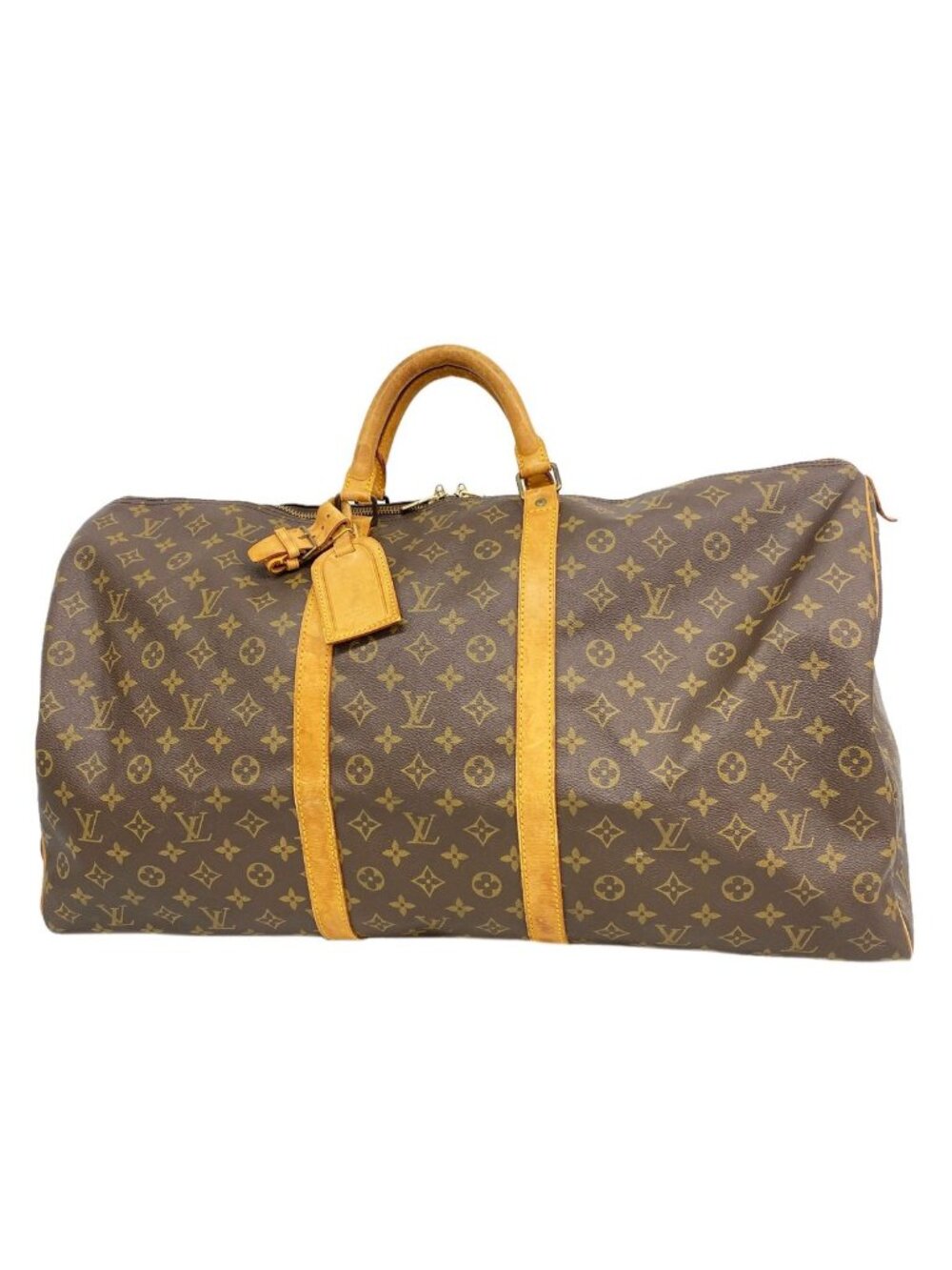 Louis Vuitton Boston Bag Monogram Keepall 60 Brown